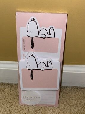 Graphique De France Pink Snoopy Notepads